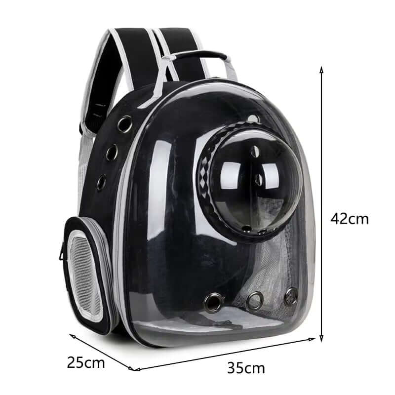 Portable Cat Pet Carrier TAILSOFHOME transparent cat carrier backpack for small pets and puppiesBackpack Transparent Capsule Bubble Pet Backpack Small Animal Puppy Kitty Breathable Carrier for Travel