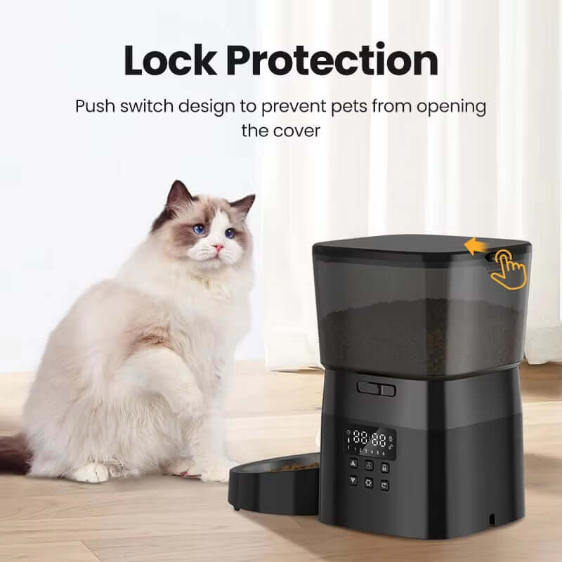TAILSOFHOME Smart Automatic Pet Feeder for Cats and Dogs
