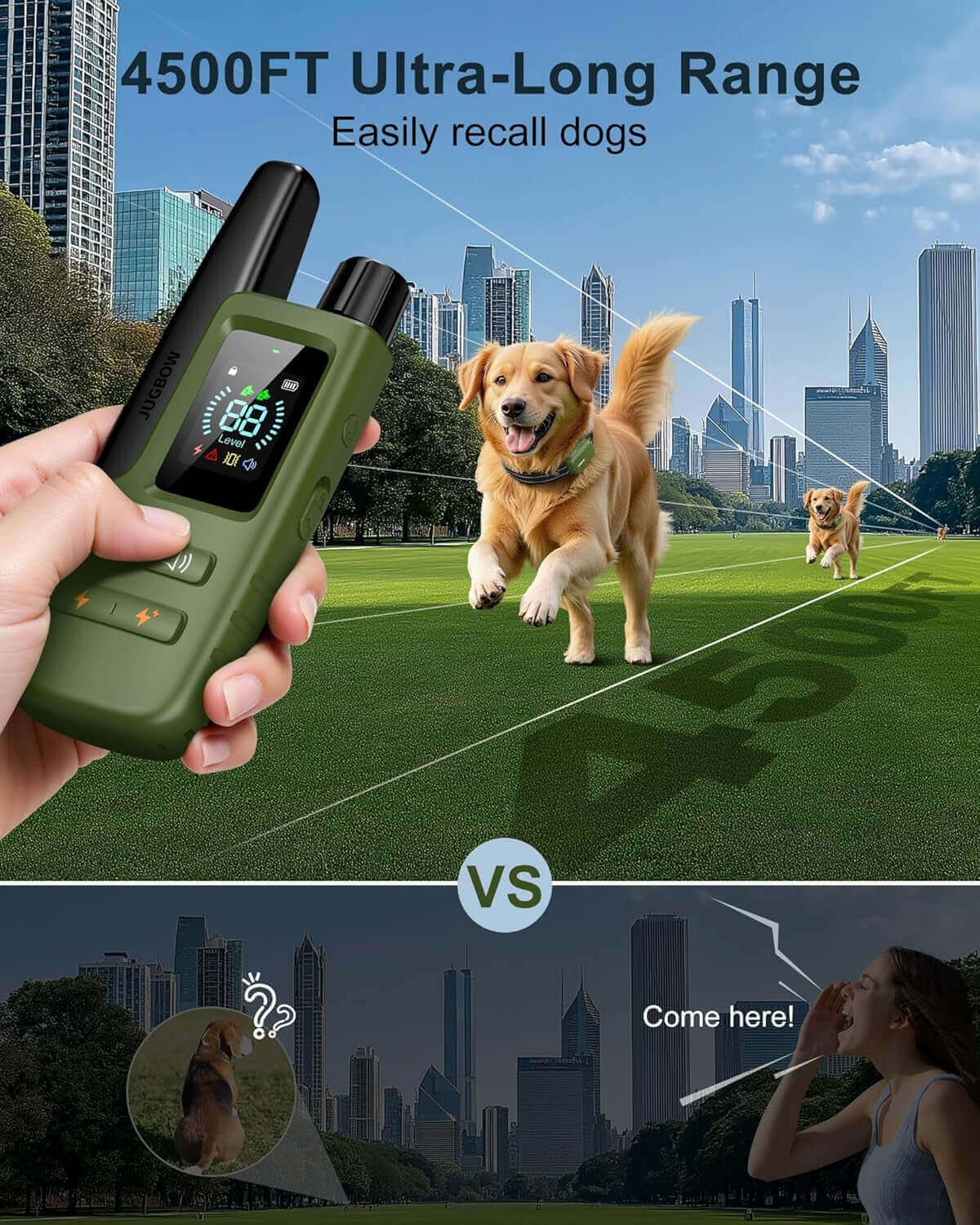 TAILSOFHOME Remote Control Dog Training Collar