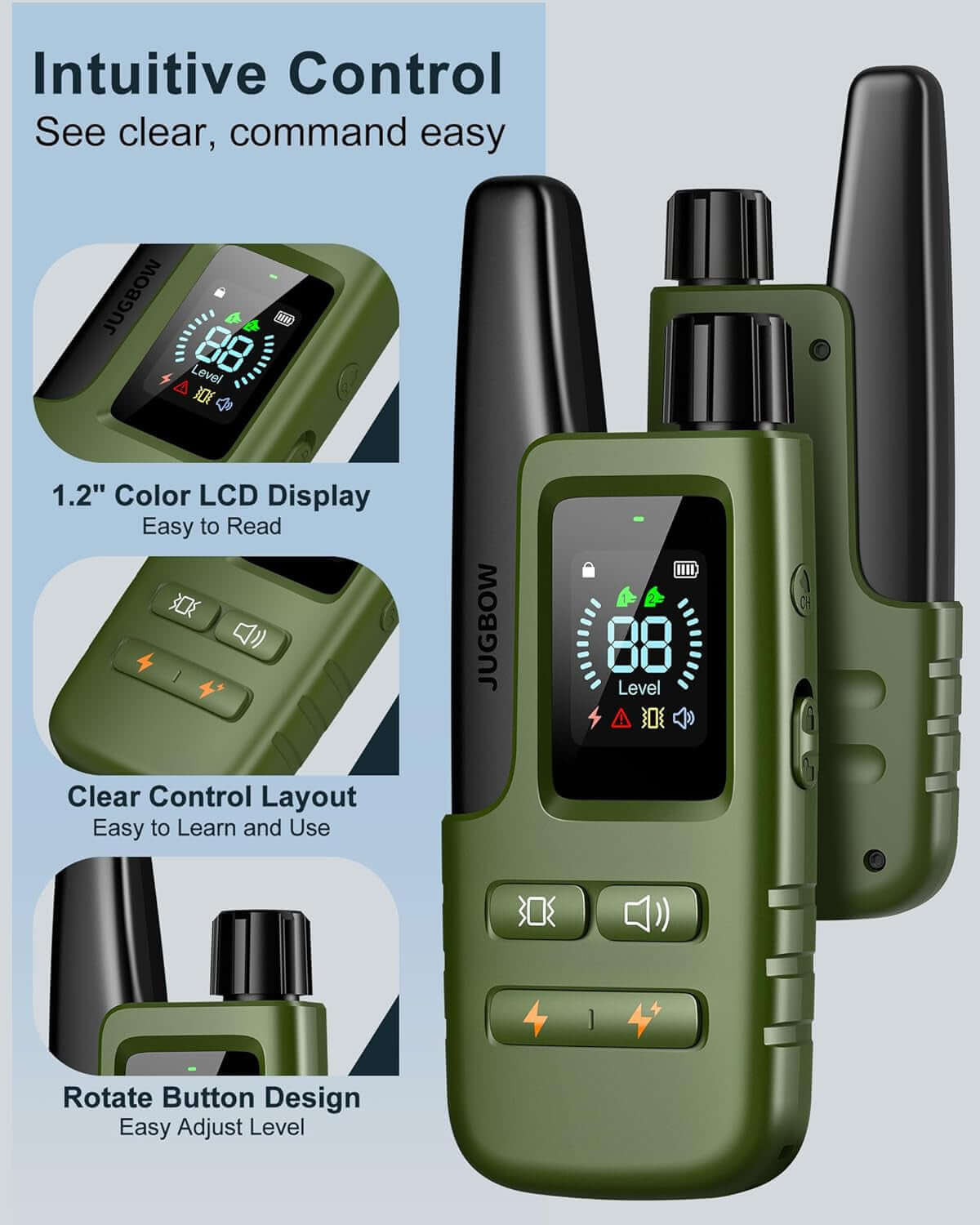 TAILSOFHOME Remote Control Dog Training Collar