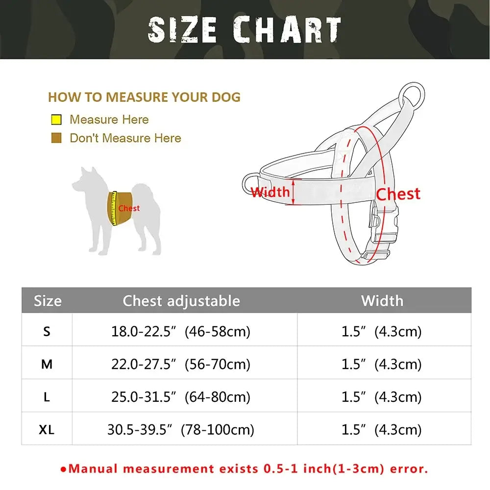 TAILSOFHOME No-Pull Reflective Nylon Dog Harness with Handle