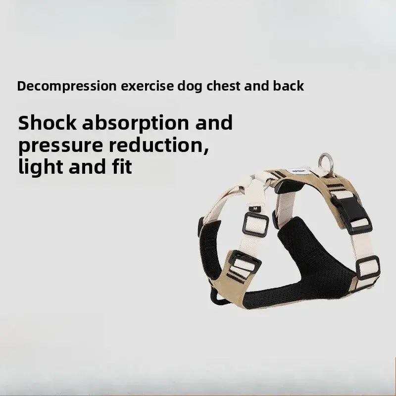 TAILSOFHOME Lightweight Breathable No-Pull Mesh Dog Harness