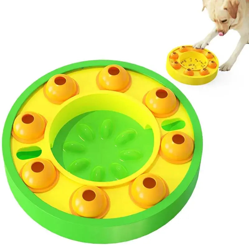 TAILSOFHOME Interactive IQ Dog Treat Maze Slow Feeder