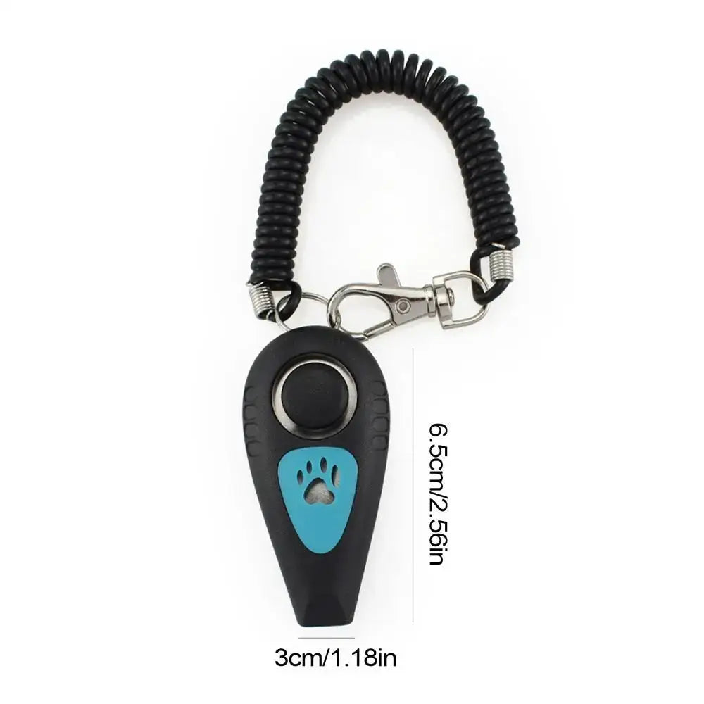 TAILSOFHOME 2-in-1 Pet Training Clicker and Dog Whistle