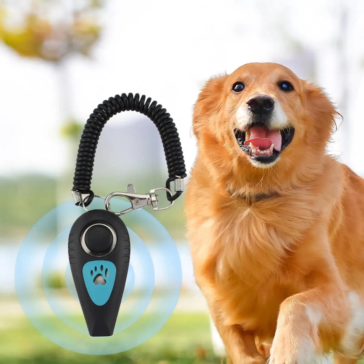 TAILSOFHOME 2-in-1 Pet Training Clicker and Dog Whistle