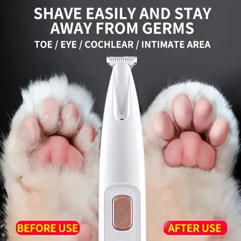 TAILSOFHOME Cordless Pet Grooming Trimmer Kit for Dogs and Cats