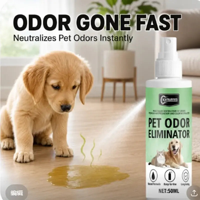 TAILSOFHOME Pet Odor Removal Deodorizer Spray for Dogs and Cats