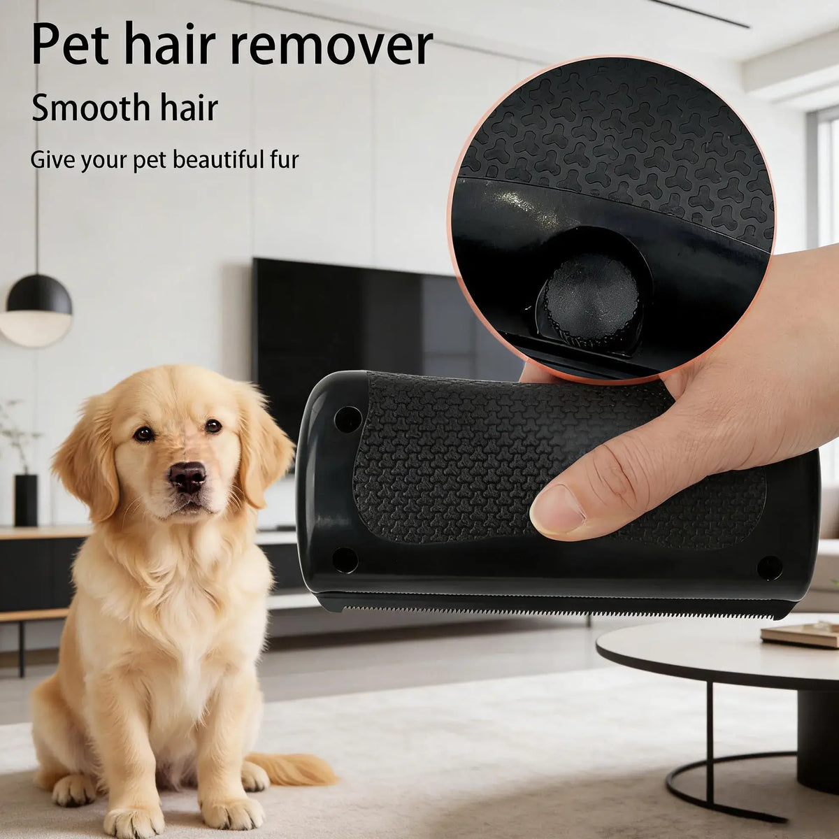 TAILSOFHOME Professional Pet Deshedding Brush for Dogs Cats
