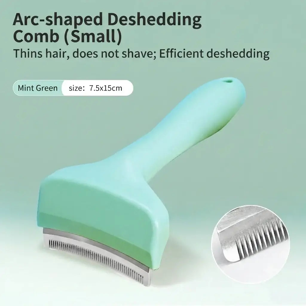 TAILSOFHOME Pet Deshedding Brush for Dogs and Cats