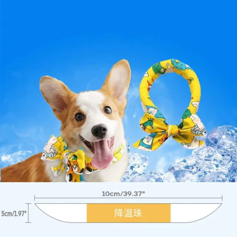 ChillPup Ice Bandana TAILSOFHOME transparent cat carrier backpack for small pets and puppies– The Coolest Summer Style for Your Hot Dog