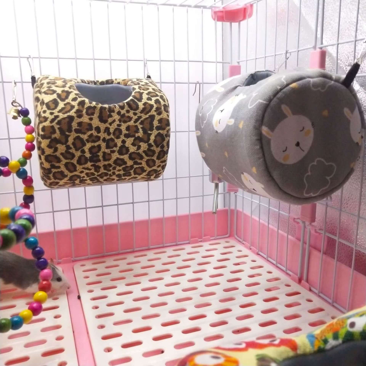 Hammock Bed for Small PetTAILSOFHOME cozy hanging hammock bed for hamsters, rats and guinea pigss – Cozy, Hanging Comfort for Hamsters, Rats & Guinea Pigs
