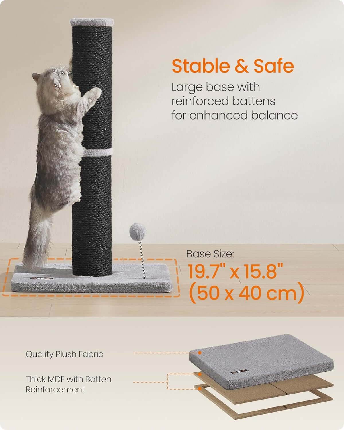 Cat Scratching Post SisalTAILSOFHOME transparent cat carrier backpack for small pets and puppies