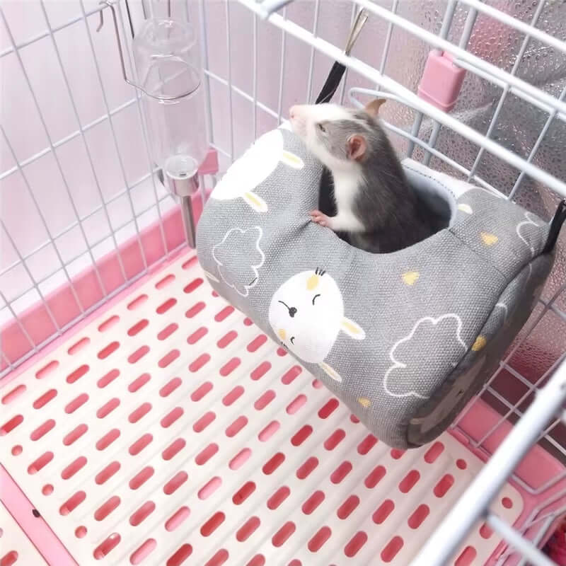 Hammock Bed for Small Pets – Cozy, TAILSOFHOME cozy hanging hammock bed for hamsters, rats and guinea pigsHanging Comfort for Hamsters, Rats &amp; Guinea Pigs