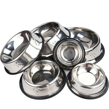 Paw Stainless Steel Pet Dog Bowl Feeder Skidproof AntiTAILSOFHOME transparent cat carrier backpack for small pets and puppies-Ant Shape Cat Dog Bowls Food Accessories Pet Supplies 6 Sizes