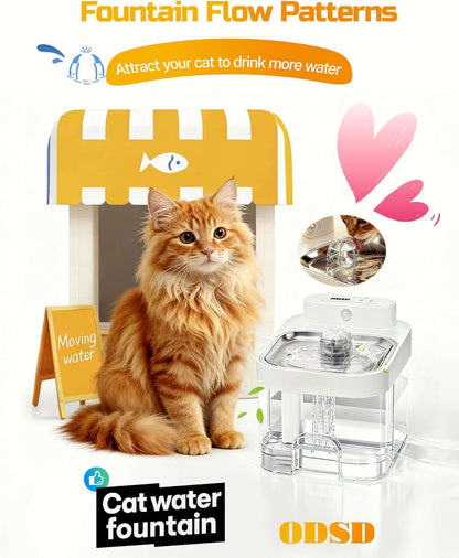Cat Drinking Water FountainTAILSOFHOME Vintage Aquarium Shipwreck Resin Boat Decoration