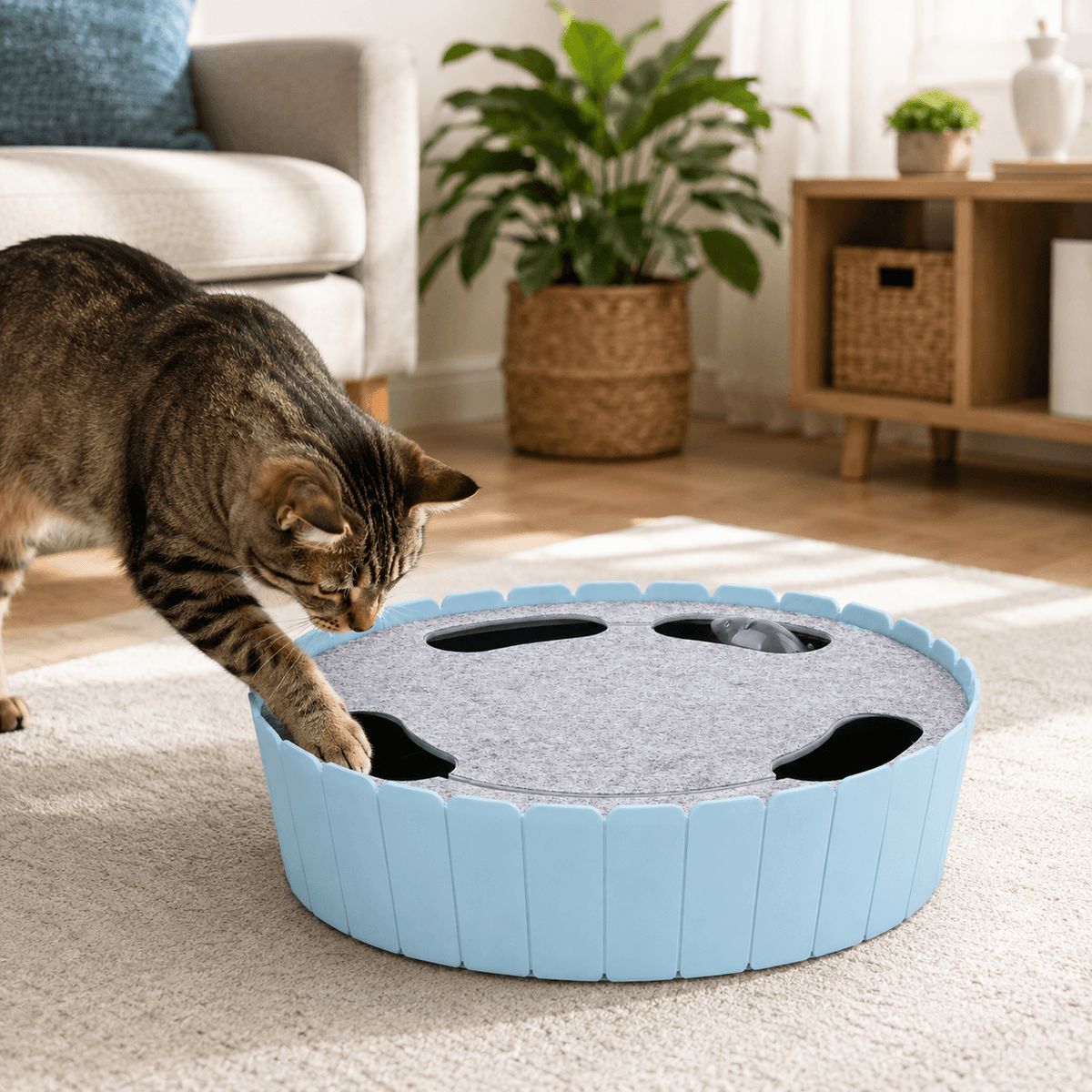 TAILSOFHOME Interactive Electronic Cat Toy for Cats