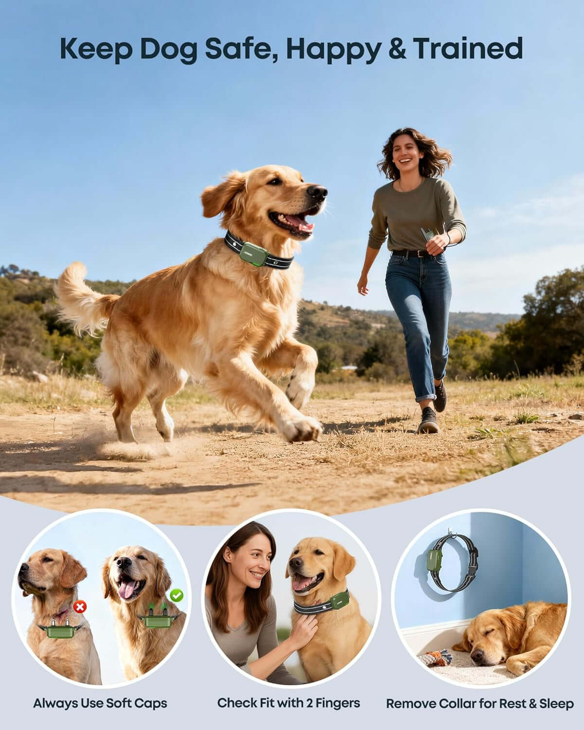 TAILSOFHOME Remote Control Dog Training Collar