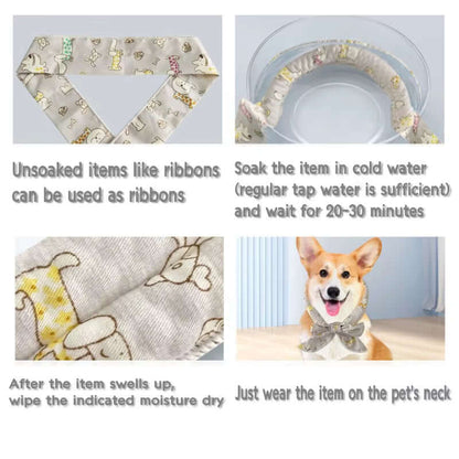ChillPup Ice BandanTAILSOFHOME transparent cat carrier backpack for small pets and puppiesa – The Coolest Summer Style for Your Hot Dog