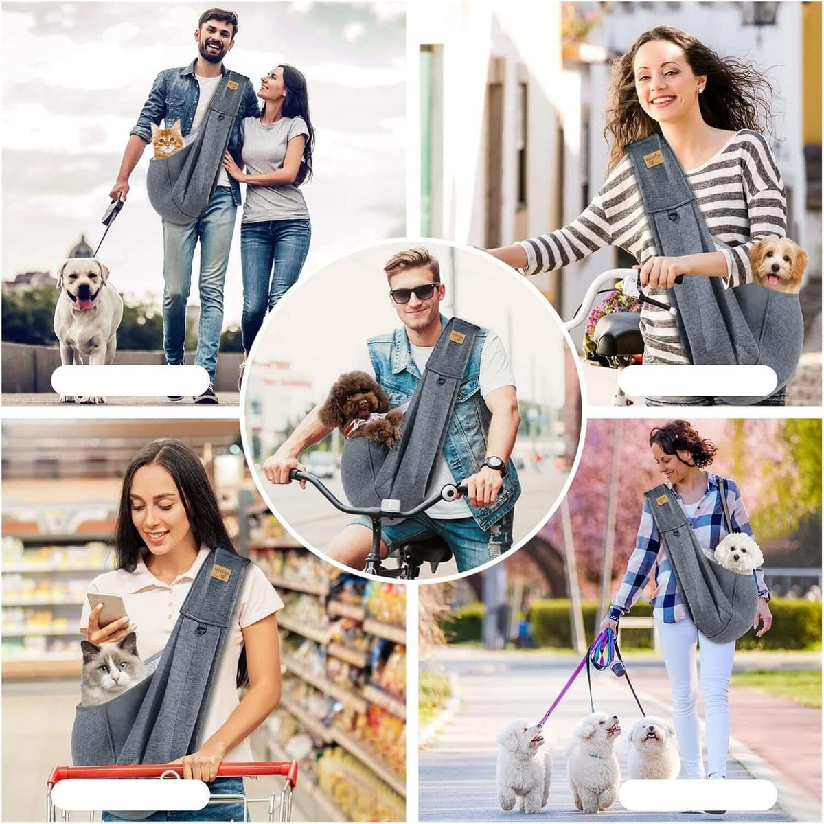 TAILSOFHOME Cat Messenger Backpack Carrier for Cats