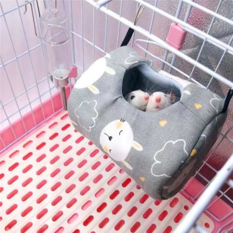 Hammock Bed for Small PeTAILSOFHOME cozy hanging hammock bed for hamsters, rats and guinea pigsts – Cozy, Hanging Comfort for Hamsters, Rats &amp; Guinea Pigs