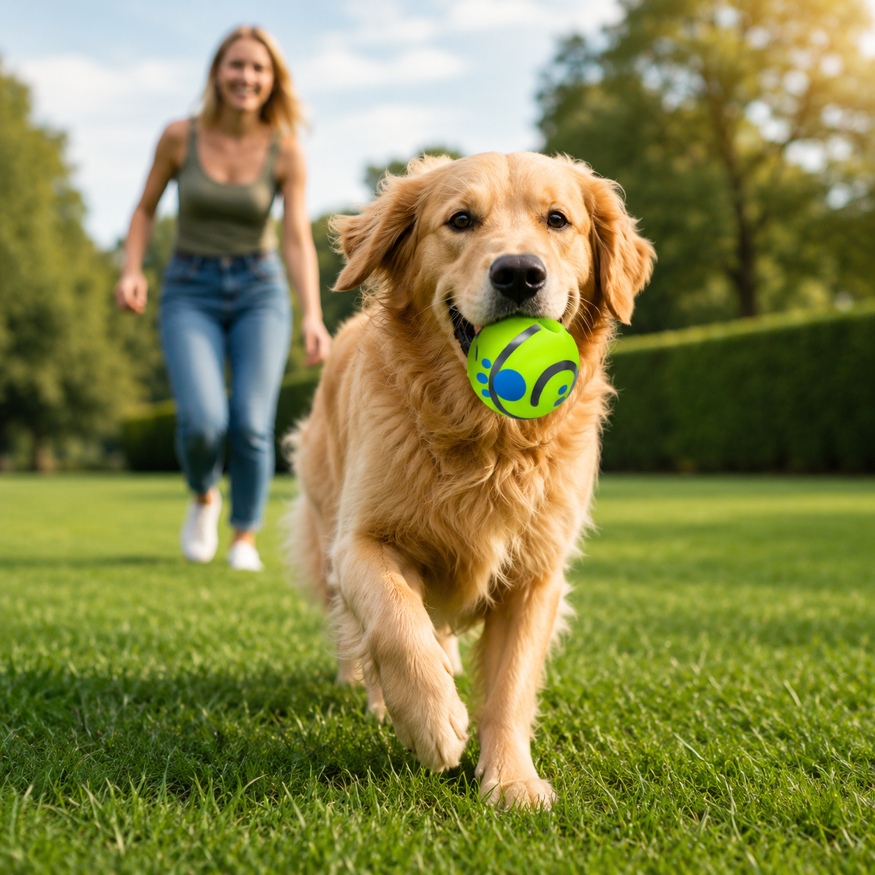 Interactive Dog Training Ball – Treat-Dispensing Puzzle