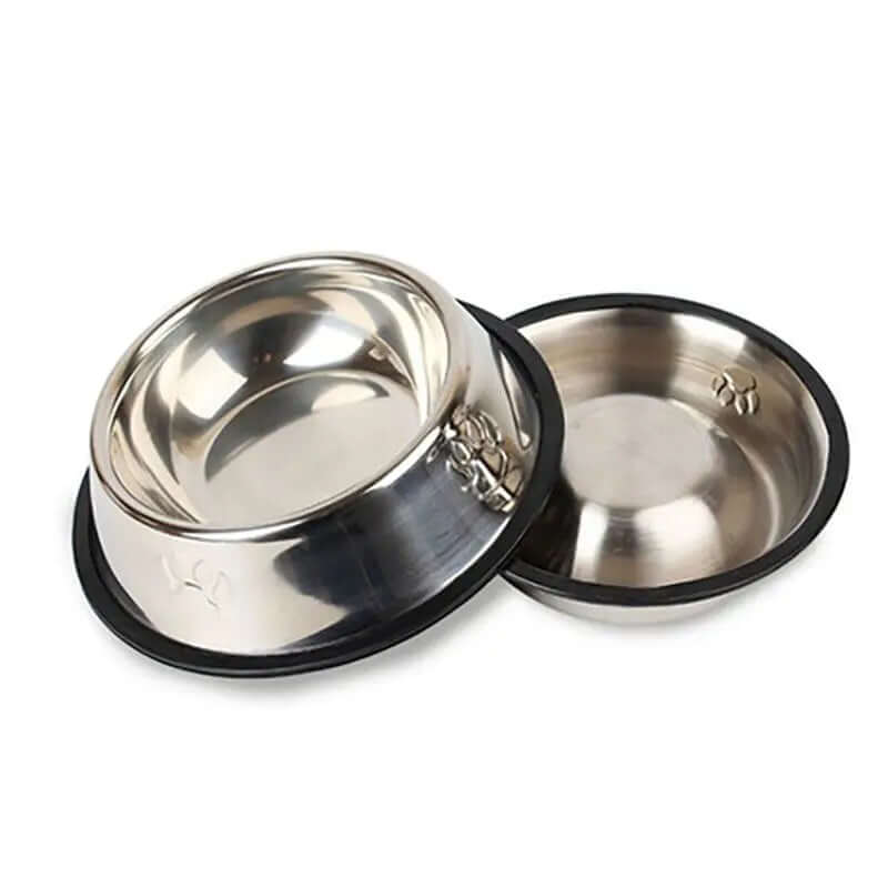 Paw Stainless SteeTAILSOFHOME transparent cat carrier backpack for small pets and puppiesl Pet Dog Bowl Feeder Skidproof Anti-Ant Shape Cat Dog Bowls Food Accessories Pet Supplies 6 Sizes