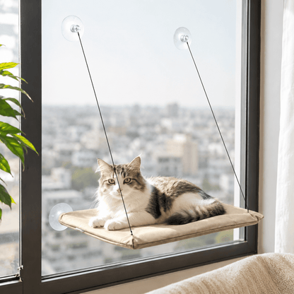 TAILSOFHOME SunBasker Window Hammock Seat for Cats