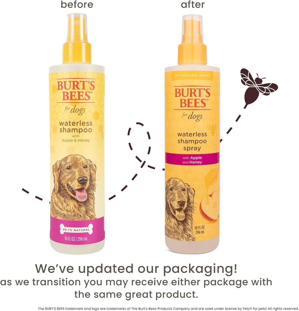 Waterless Shampoo SpTAILSOFHOME transparent cat carrier backpack for small pets and puppiesray for Dogs, Apple &amp; Honey, No-Rinse Dry Dog Shampoo for All Dogs and Puppies, Ph Balanced, No Sulfates, Parabens, Phthalates, 10 Fl Oz