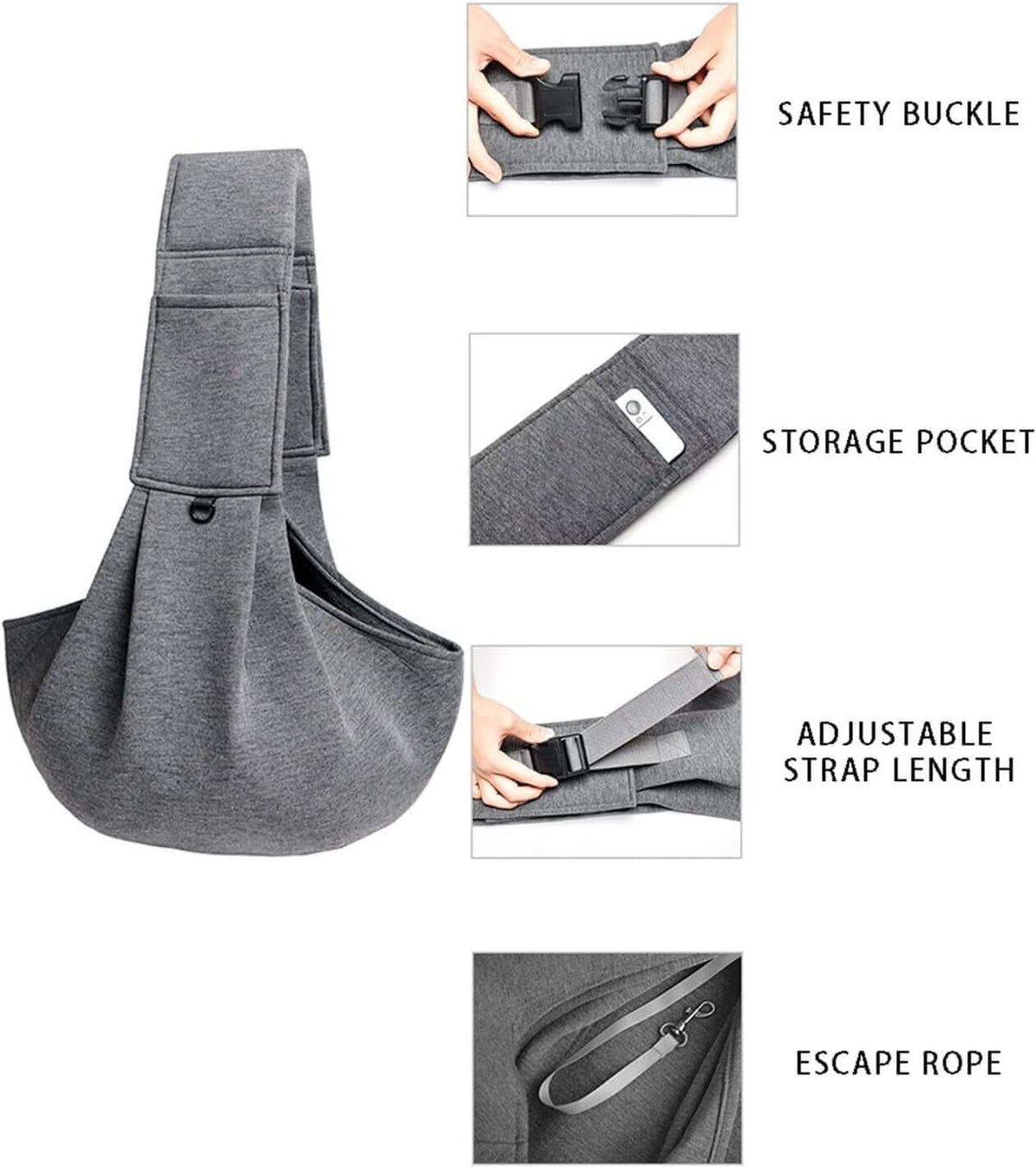 TAILSOFHOME Cat Messenger Backpack Carrier for Cats
