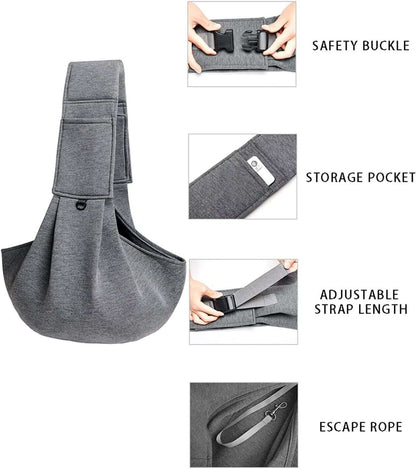 TAILSOFHOME Cat Messenger Backpack Carrier for Cats