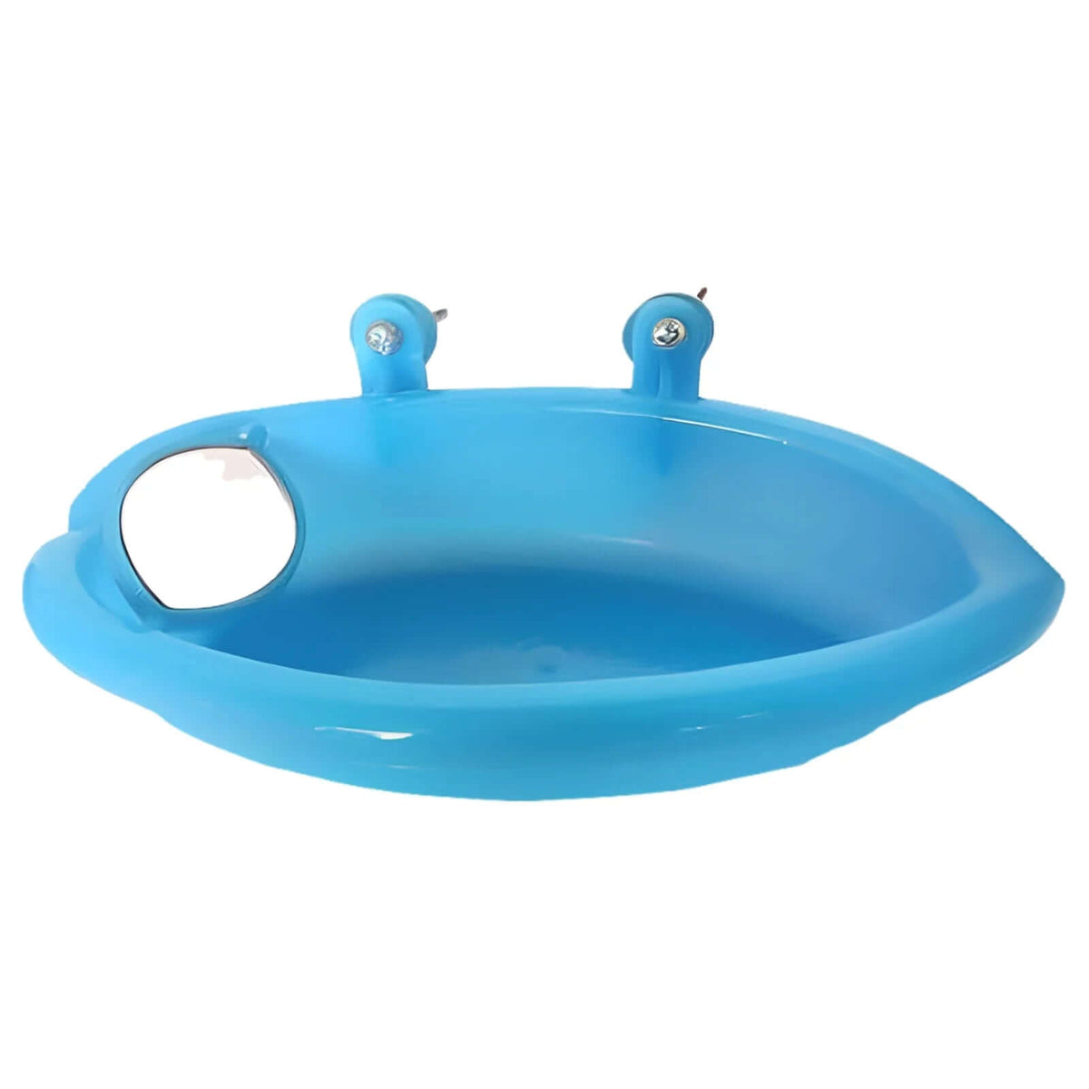 Bird Bath Tub Bowl Basin HanginTAILSOFHOME transparent cat carrier backpack for small pets and puppiesg Birdbath Toy Pet Parrot Budgie Parakeet Cockatiel Cage Water Shower Food Feeder with Mirror Pet Supplies