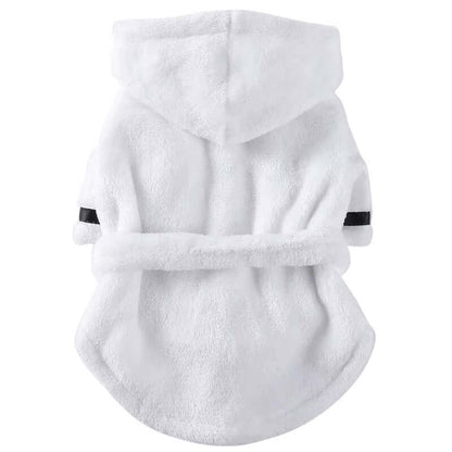 PawDry Hooded Bathrobe – UltrTAILSOFHOME transparent cat carrier backpack for small pets and puppiesa-Absorbent Towel Pajama for Clean, Comfy Dogs