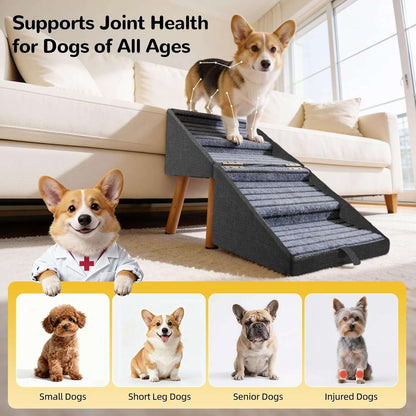 Foldable 2-in-1 Dog StairsTAILSOFHOME cozy hanging hammock bed for hamsters, rats and guinea pigs