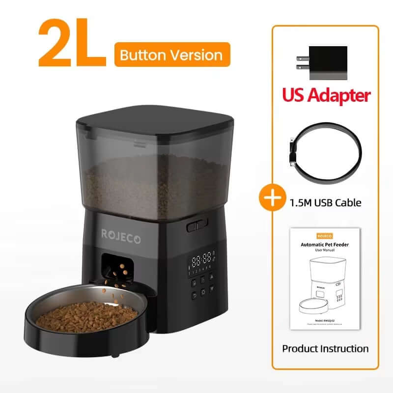 TAILSOFHOME Smart Automatic Pet Feeder for Cats and Dogs