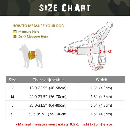 TAILSOFHOME No-Pull Reflective Nylon Dog Harness with Handle