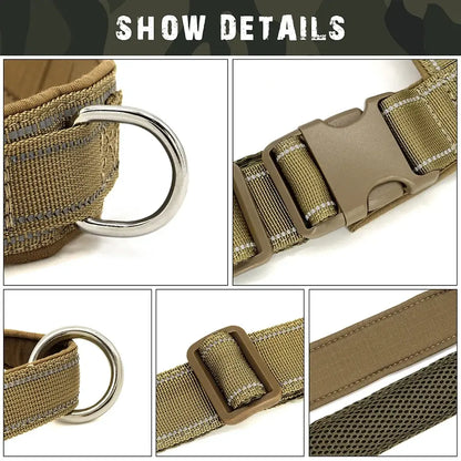 TAILSOFHOME No-Pull Reflective Nylon Dog Harness with Handle