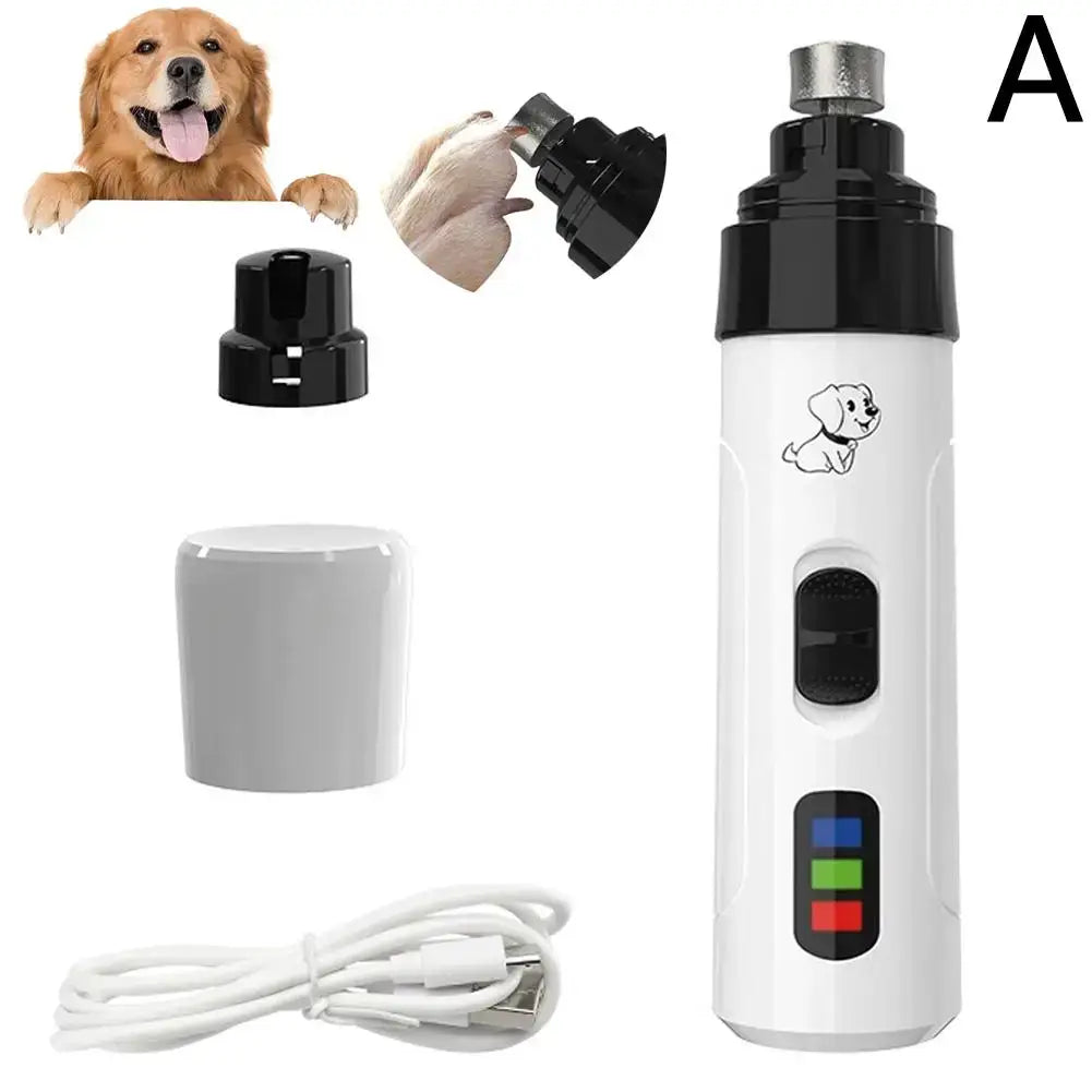 TAILSOFHOME Low Noise USB Rechargeable Dog and Cat Nail Grinder