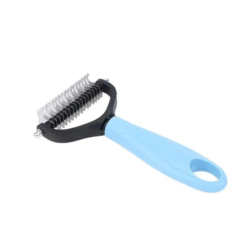 TAILSOFHOME Professional 2-Sided Deshedding Brush for Dogs and Cats