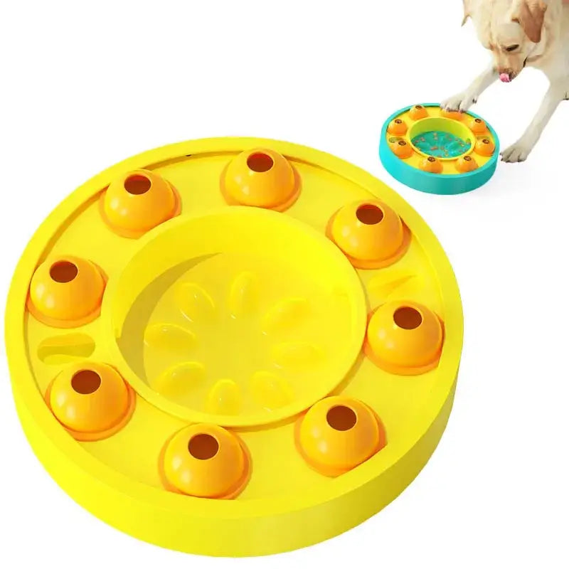 TAILSOFHOME Interactive IQ Dog Treat Maze Slow Feeder
