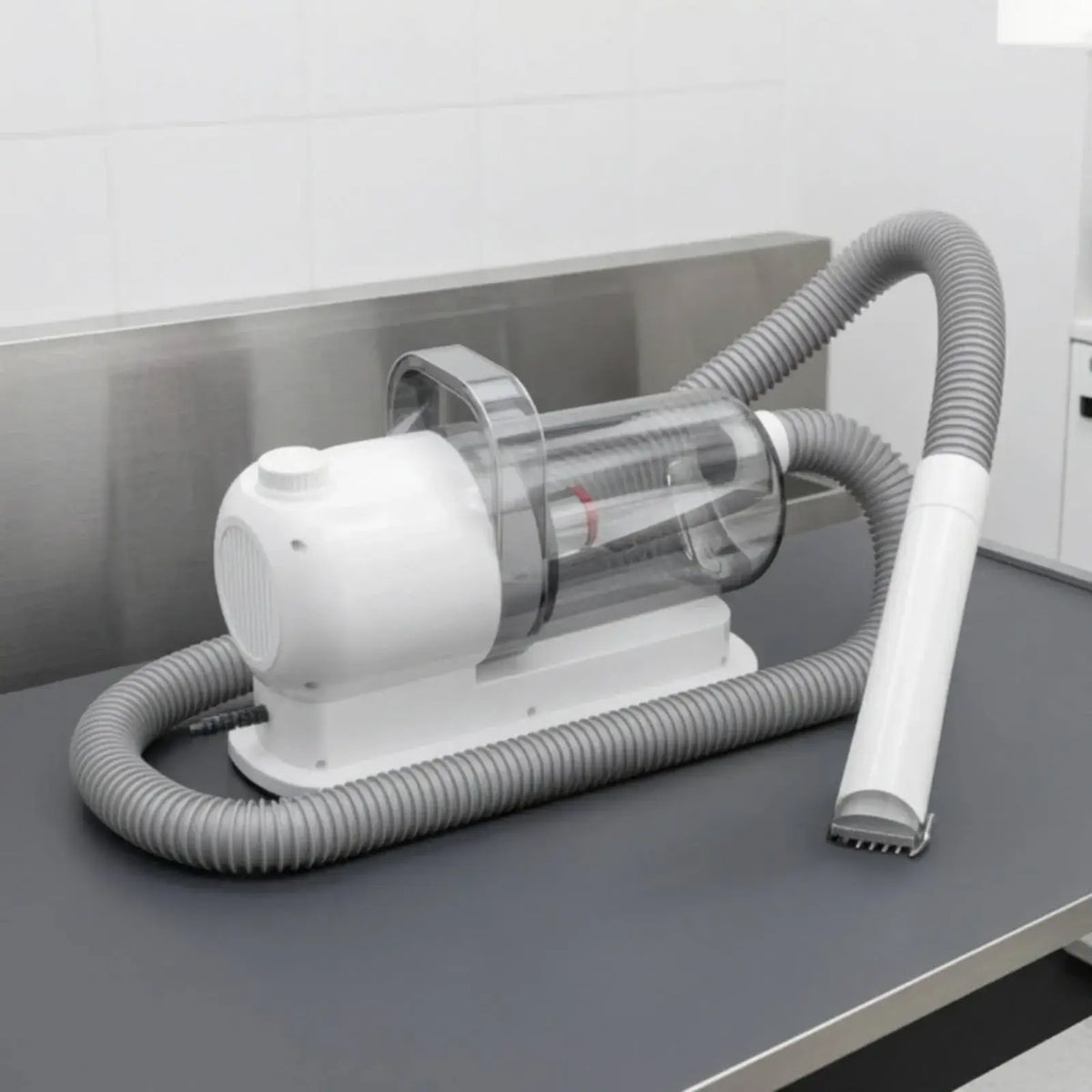 TAILSOFHOME Multifunctional Pet Grooming Vacuum Kit with Clipper