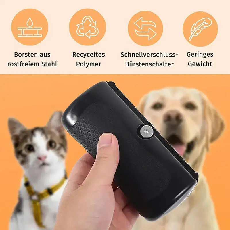 TAILSOFHOME Professional Pet Deshedding Brush for Dogs Cats