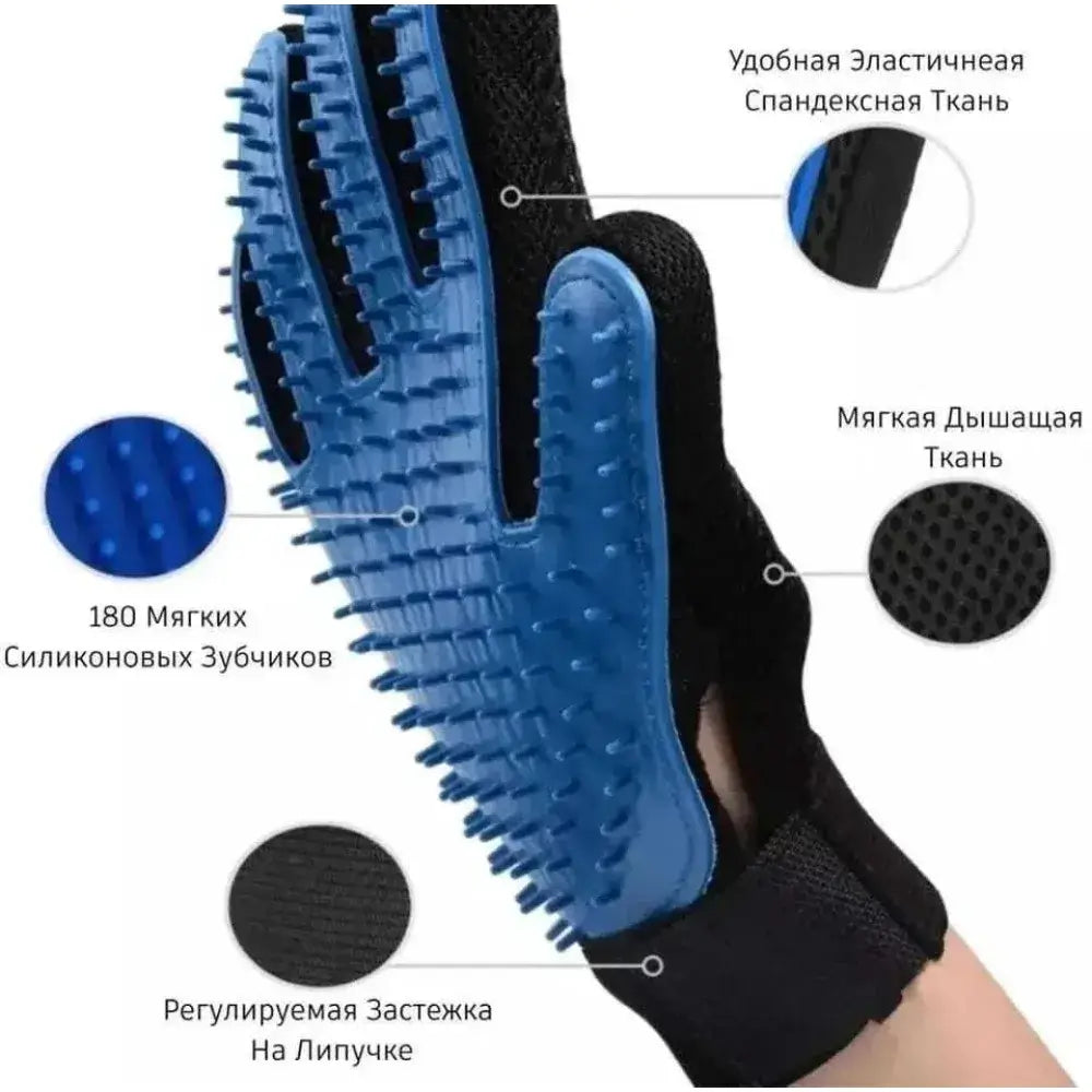 TAILSOFHOME Pet Grooming Gloves for Dogs and Cats