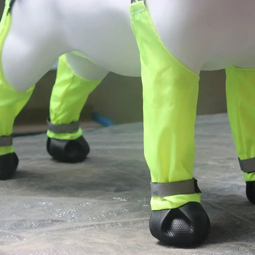 TAILSOFHOME Reflective Waterproof Anti-Slip Dog Boots