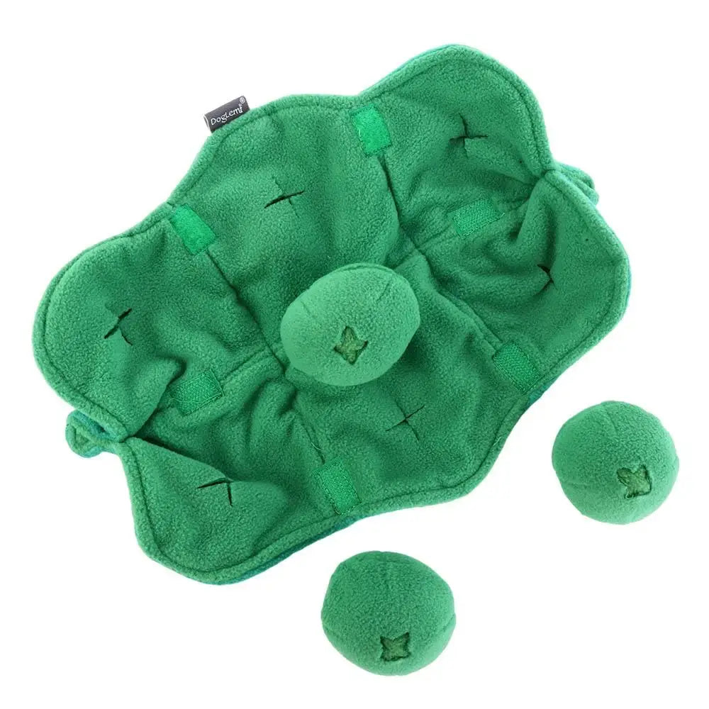 TAILSOFHOME Sniffing Squeaky Treat Dispenser Dog Puzzle Toy