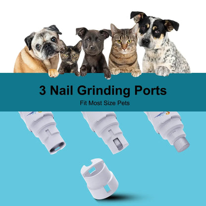 TAILSOFHOME USB Rechargeable 2-Speed Dog Nail Grinder