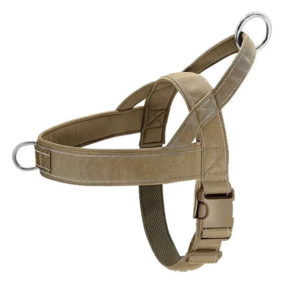 TAILSOFHOME Tactical No-Pull Reflective Dog Harness for Large Dogs