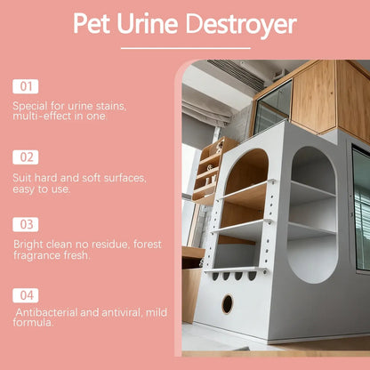 TAILSOFHOME Pet Urine Odor Eliminator for Carpets Floors Furniture