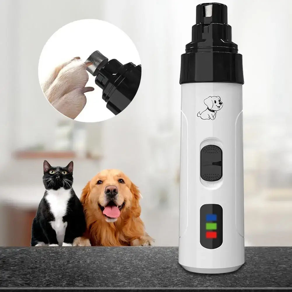 TAILSOFHOME Low Noise USB Rechargeable Dog and Cat Nail Grinder
