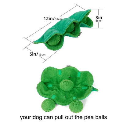 TAILSOFHOME Sniffing Squeaky Treat Dispenser Dog Puzzle Toy
