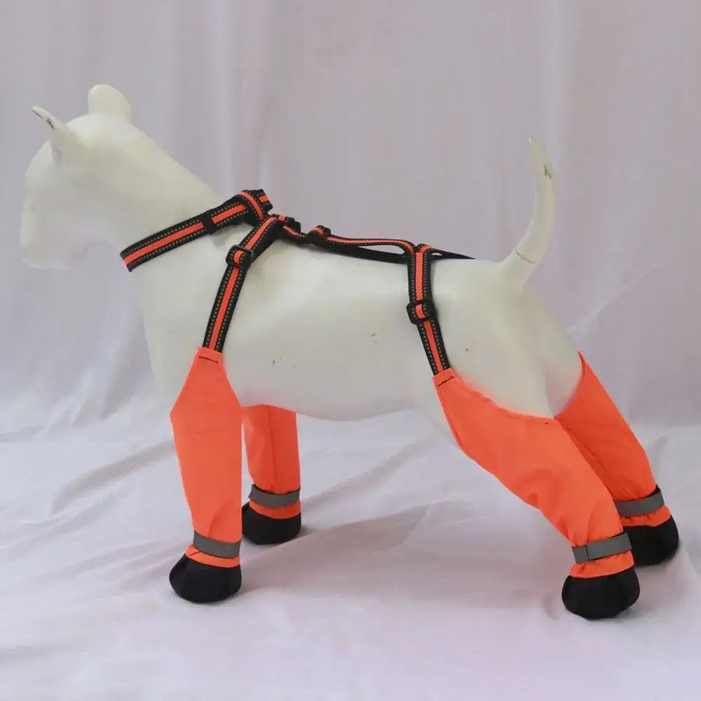 TAILSOFHOME Reflective Waterproof Anti-Slip Dog Boots
